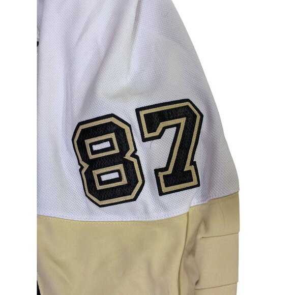 Pittsburgh Penguins Sidney Crosby 2009 Stanley Cup Jersey Reebok Edge Sz 56 NHL - Picture 5 of 13